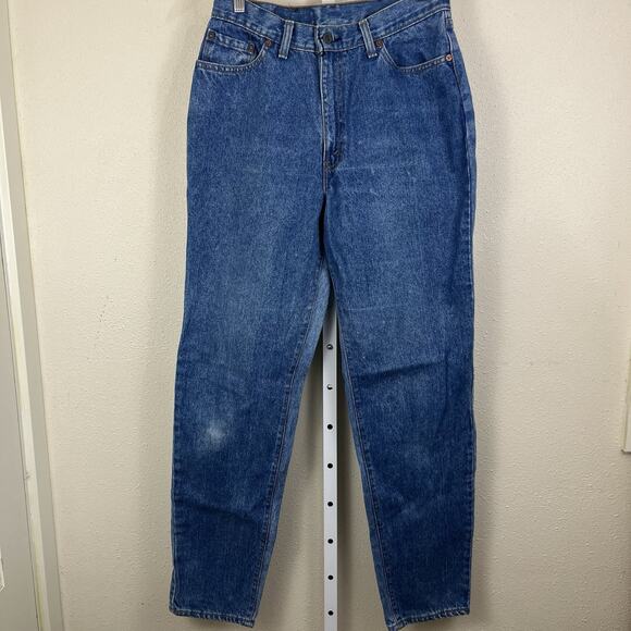 Levi’s Vintage 1987 505 Women’s 28x33 Size 15 Medium Wash Mom Jeans Made In USA - Picture 1 of 8